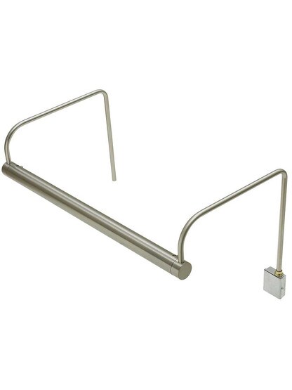 Slim-Line 16 inch Adjustable Picture Light in Satin Nickel.